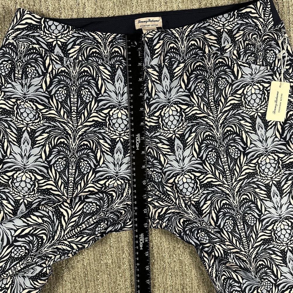 Tommy Bahama Black and White Botanical Bermuda Shorts - Picture 6 of 10